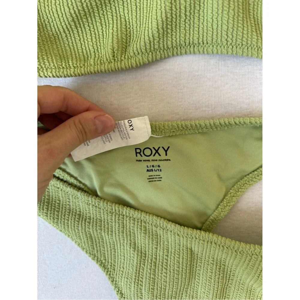 Roxy Aruba Textured Bikini Top and Bottom